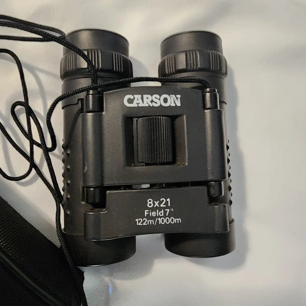 Carson Binoculars 8x21 Field 7 392FT‎ At 1000 Yards With Soft Case